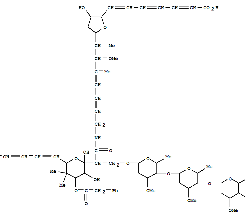 Structure of phenelfamycin F