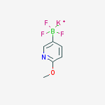 Structure of PotassiuM 2-Methoxypyridine-5-trifluoroborate, 97%