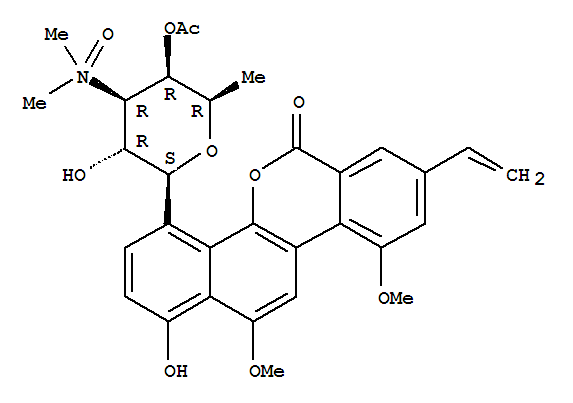 deacetylravidomycin N-oxide结构式