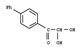 Structure of 4-BIPHENYLGLYOXAL HYDRATE