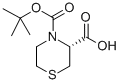 Structure of (R)-4-BOC-THIOMORPHOLINE-3-CARBOXYLIC ACID
