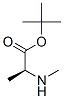 Structure of L-ALANINE,N-METHYL-,TERT-BUTYL ESTER