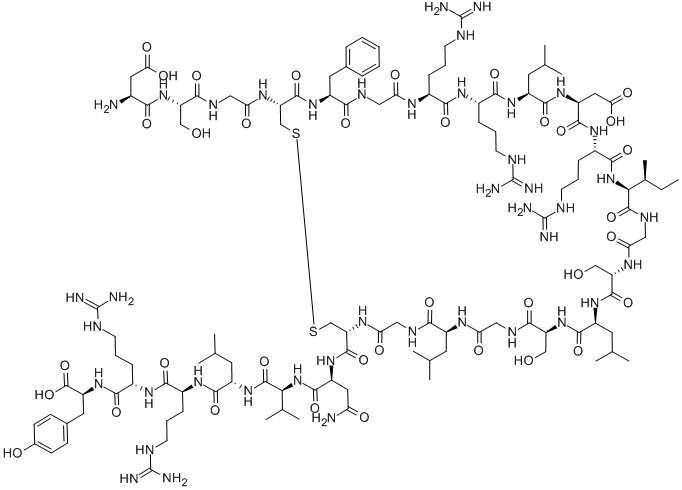 Structure of BNP-26 (PORCINE)