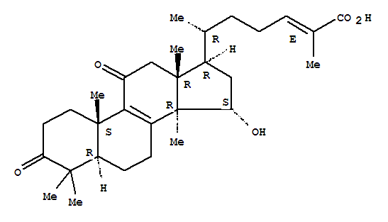 Ganolucidicacid E结构式