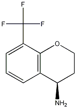 (R)-8-三氟甲基苯并二氢吡喃-4-胺结构式