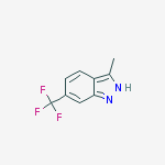 Structure of 1H-Indazole, 3-bromo-4-methyl-