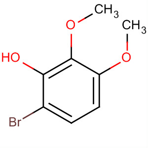 Phenol, 6-bromo-2,3-dimethoxy-结构式