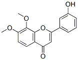Structure of 2-(3-hydroxyphenyl)-7,8-dimethoxy-chromen-4-one