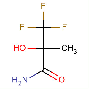 Structure of Propanamide, 3,3,3-trifluoro-2-hydroxy-2-methyl-