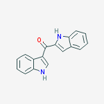 Structure of (1H-Indol-2-yl)(1H-indol-3-yl)methanone