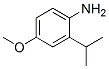 Structure of BENZENAMINE, 4-METHOXY-2-(1-METHYLETHYL)-