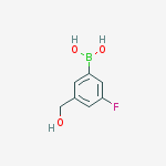 Structure of 3-FLUORO-5-(HYDROXYMETHYL)PHENYLBORONIC ACID