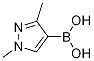 Structure of 1,3-Dimethyl-1H-pyrazol-4-ylboronic acid