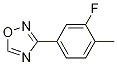 Structure of 1,2,4-Oxadiazole, 3-(3-fluoro-4-methylphenyl)-