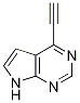 Structure of 4-ethynyl-7H-pyrrolo[2,3-d]pyrimidine