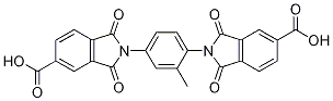 Structure of 1H-Isoindole-5-carboxylicacid, 2,2'-(2-methyl-1,4-phenylene)bis[2,3-dihydro-1,3-dioxo-
