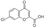 Structure of 7-chloro-4-oxo-4H-chromene-2-carboxylic acid