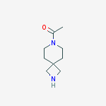 Structure of Ethanone, 1-(2,7-diazaspiro[3.5]non-7-yl)-