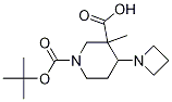 Structure of 1-tert-Butyl 3-methyl 4-(azetidin-1-yl)piperidine-1,3-dicarboxylate