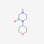 Structure of 1-(tetrahydro-2H-pyran-4-yl)-2-Piperazinone