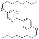2[4(-N-OCTYLOXY)-PHENYL)-5-N-OCTYLOXY-PYRIMIDINE结构式