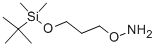 3-AMINOOXY-N-PROPYL (DIMETHYL-T-BUTYLSILYL) ETHER结构式