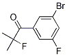 Structure of 1-(3-Bromo-5-fluorophenyl)-2-fluoro-2-methylpropan-1-one