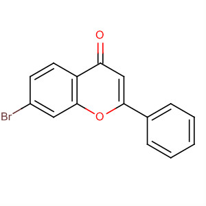 Structure of 4H-1-Benzopyran-4-one, 7-bromo-2-phenyl-