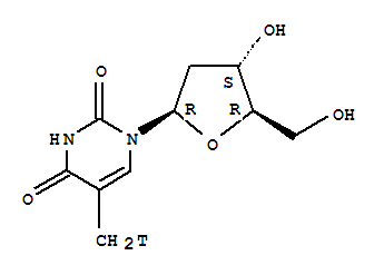 Structure of THYMINE, [METHYL-3H]