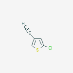Structure of 2-Chloro-4-(ethynyl)thiophene