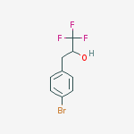 3-(4-溴苯基)-1,1,1-三氟-2-丙醇结构式