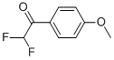 Structure of ETHANONE,2,2-DIFLUORO-1-(4-METHOXYPHENYL)-