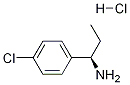 Structure of (R)-1-(4-CHLOROPHENYL)PROPAN-1-AMINE-HCl