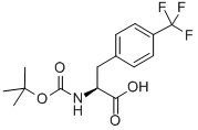 Structure of BOC-L-4-Trifluoromethylphe
