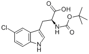 Structure of BOC-5-CHLORO-L-TRYPTOPHAN