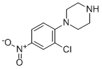 Structure of 1-(2-CHLORO-4-NITROPHENYL)-PIPERAZINE