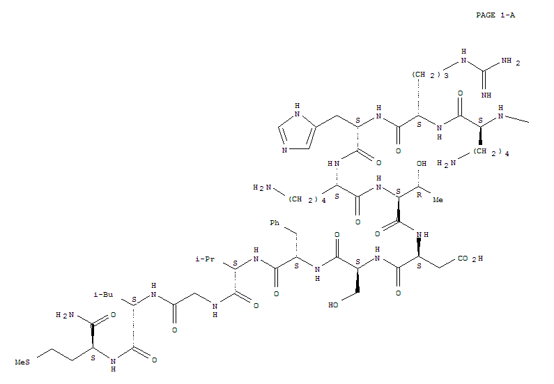 gamma-preprotachykinin amide (72-92)结构式