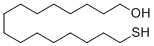Structure of 16-MERCAPTO-1-HEXADECANOL