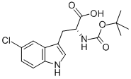 Structure of BOC-5-CHLORO-D-TRYPTOPHAN