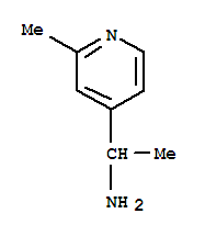 Structure of 4-Pyridinemethanamine, a,2-dimethyl-