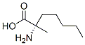Structure of Heptanoic acid,2-amino-2-methyl-, (2S)-