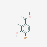 Structure of Methyl 4-bromo-3-hydroxy-2-methylbenzoate