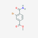 Structure of Methyl 3-bromo-4-carbamoylbenzoate