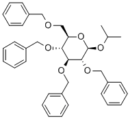 Structure of ISOPROPYL 2 3 4 6-TETRA-O-BENZYL-BETA-D&