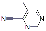 Structure of 4-PYRIMIDINECARBONITRILE,5-METHYL-