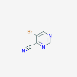 Structure of 5-BROMO-4-CYANOPYRIMIDINE
