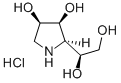 Structure of 1,4-DIDEOXY-1,4-IMINO-D-MANNITOL HYDROCHLORIDE