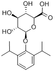 Structure of PROPOFOL GLUCURONIDE