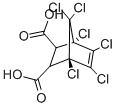 Structure of 1,4,5,6,7,7-Hexachloro-5-norbornene-2,3-dicarboxylic acid  
