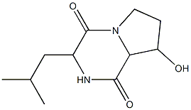 Structure of Cyclo(L-Leu-trans-4-hydroxy-L-Pro)